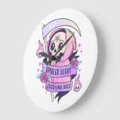 Spoiler Alert Iedereen Sterft Schattige Roze Hallo Grote Klok (Hoek)