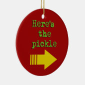 Spoiler alert ornament - Hier is de pekel (Rechts)