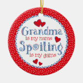 Spoiling Grandma Ornament (Voorkant)