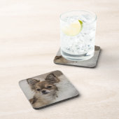 Spoilt Chihuahua Relaxing Bier Onderzetter (Rechterzijde)