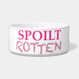 Spoilt Rotten Logo Large Pet Bowl Voerbakje