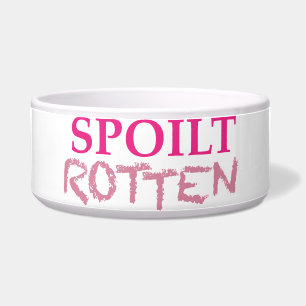 Spoilt Rotten Logo Large Pet Bowl Voerbakje