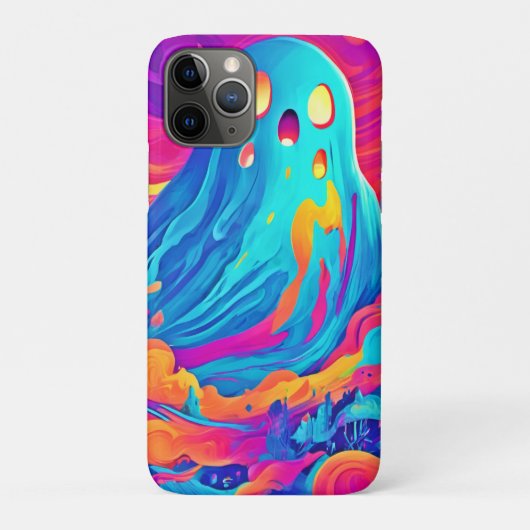 Spokachtige Geest Halloween Kunst Case-Mate iPhone Case (Achterkant)