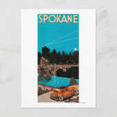 Spokane Adverteren Poster #1Spokane, WA Briefkaart (Voorkant)