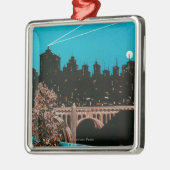 Spokane Adverteren Poster #1Spokane, WA Metalen Ornament (Links)