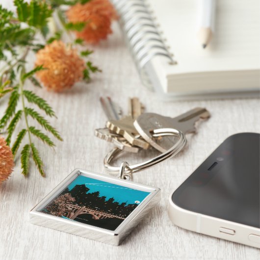 Spokane Adverteren Poster #1Spokane, WA Sleutelhanger (Zijkant)