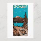 Spokane Adverteren Poster #2Spokane, WA Briefkaart (Voorkant)