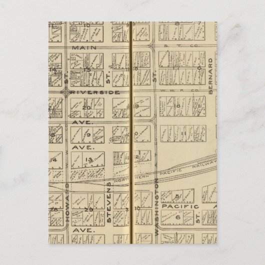 Spokane Briefkaart (Voorkant)