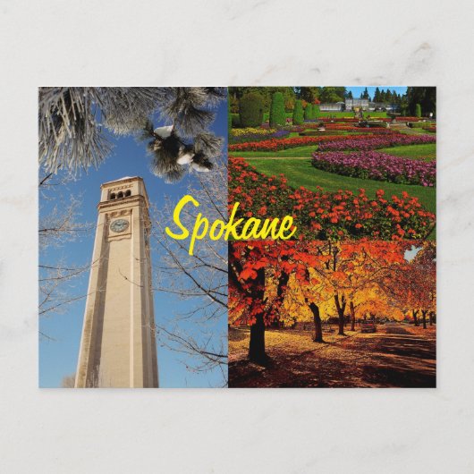 Spokane Briefkaart (Voorkant)