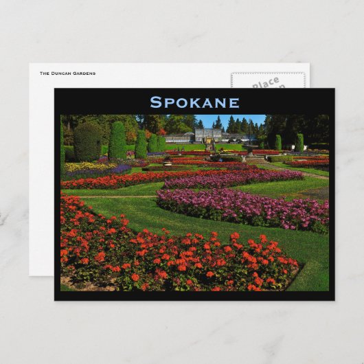 Spokane Briefkaart (Voorkant / Achterkant)