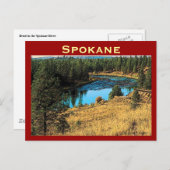 Spokane Briefkaart (Voorkant / Achterkant)