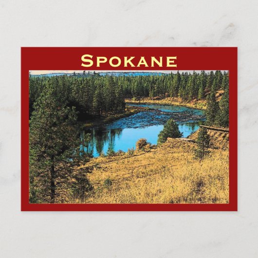 Spokane Briefkaart (Voorkant)