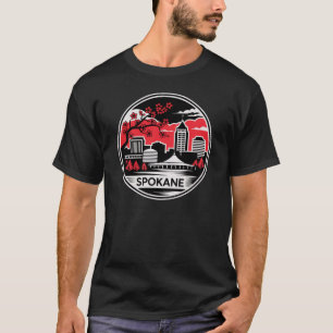 Spokane City Washington Verenigde Staten T-shirt