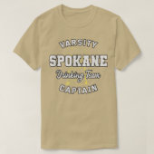 Spokane Drink kapitein Washington Beer Love T-shirt (Design voorkant)