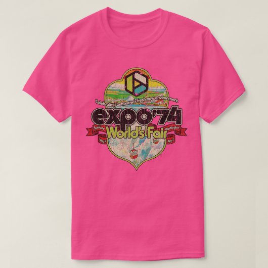 Spokane Expo 74 World Fair Crest 1974 T-shirt (Design voorkant)