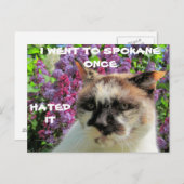 Spokane? Hate it Briefkaart (Voorkant / Achterkant)