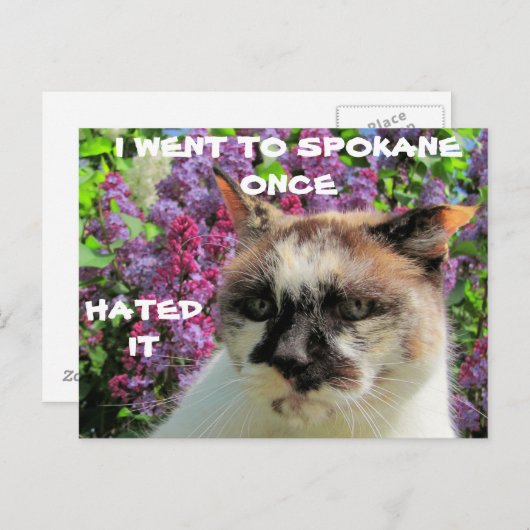 Spokane? Hate it Briefkaart (Voorkant / Achterkant)