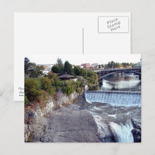 Spokane Herfsten Briefkaart (Voorkant / Achterkant)