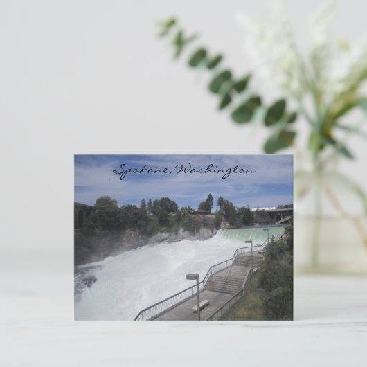 Spokane Herfsten Briefkaart (Staand voorkant)