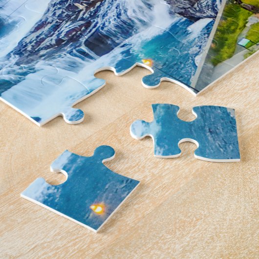 Spokane Herfsten Jigzaag Puzzle Legpuzzel (Zijkant)