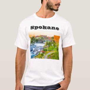 Spokane Herfsten Washington T-Shirt