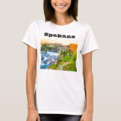 Spokane Herfsten Washington T-Shirt (Voorkant)