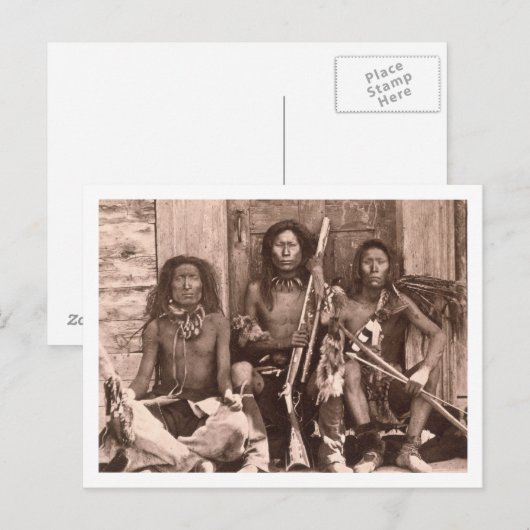 Spokane Indians, 1861 (foto) Briefkaart (Voorkant / Achterkant)