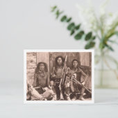 Spokane Indians, 1861 (foto) Briefkaart (Staand voorkant)