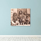 Spokane Indians, 1861 (foto) Canvas Afdruk (Insitu (Houten vloer))