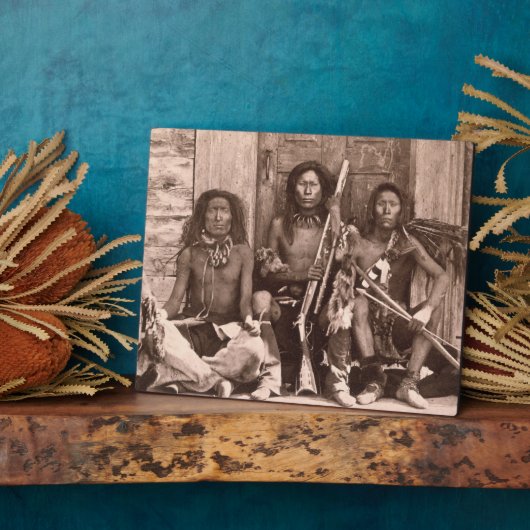 Spokane Indians, 1861 (foto) Fotoplaat (Zijkant)