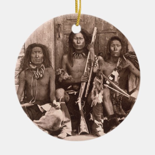 Spokane Indians, 1861 (foto) Keramisch Ornament (Voorkant)