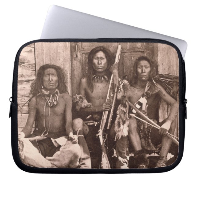 Spokane Indians, 1861 (foto) Laptop Sleeve (Voorkant)