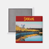 Spokane Magnet (Voorkant / Achterkant)