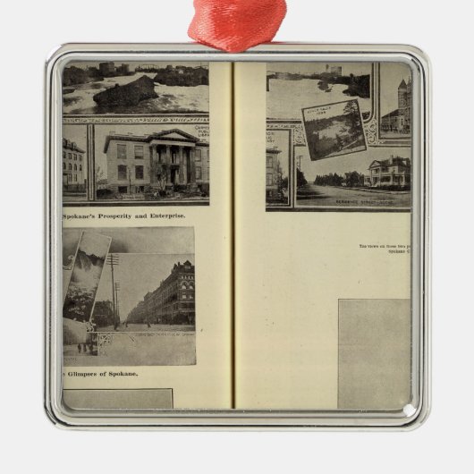 Spokane Metalen Ornament (Voorkant)