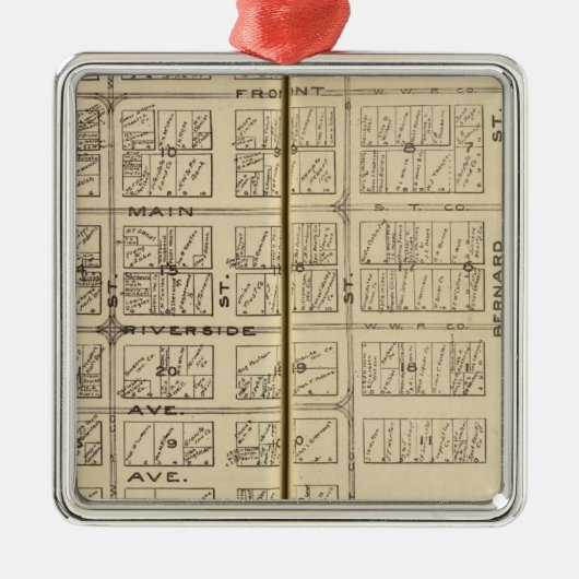 Spokane Metalen Ornament (Voorkant)