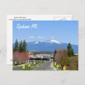 Spokane Mountain Briefkaart (Voorkant / Achterkant)