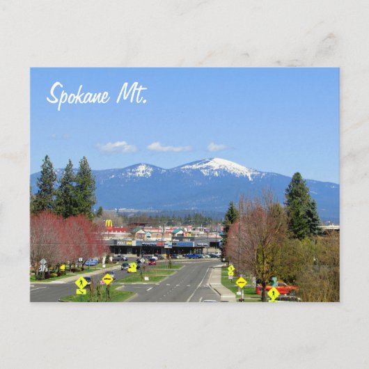 Spokane Mountain Briefkaart (Voorkant)