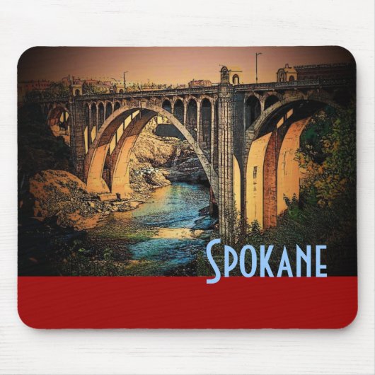 Spokane Mousepad Muismat (Voorkant)