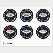 Spokane Oldtimers Puck Ronde Sticker (Vel)