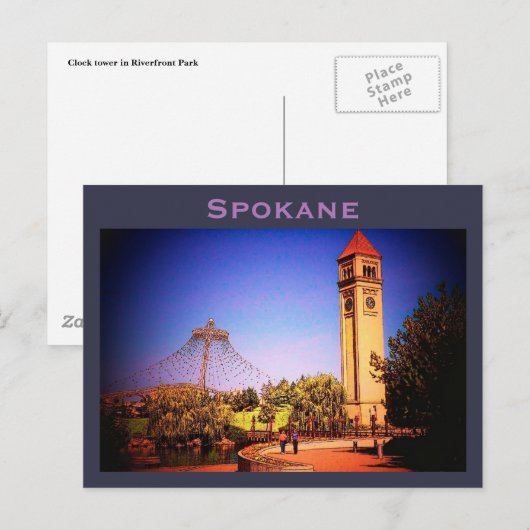 Spokane (Park) Briefkaart (Voorkant / Achterkant)