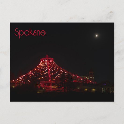 Spokane Pavilion Riverfront Park Spokane WA Briefkaart (Voorkant)