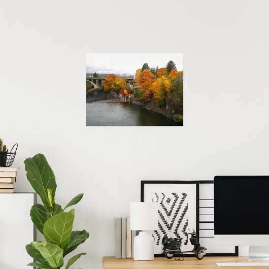 SPOKANE RIVER COLOR POSTER (Thuiskantoor)