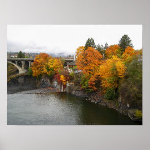 SPOKANE RIVER COLOR POSTER