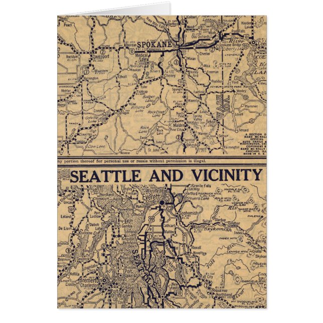 Spokane, Seattle (Voorkant)