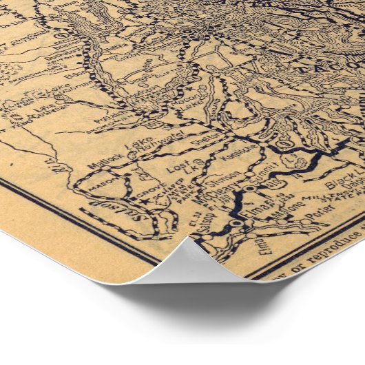 Spokane, Seattle Poster (Hoek)