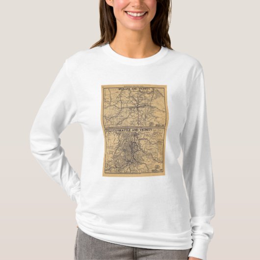 Spokane, Seattle T-shirt (Voorkant)