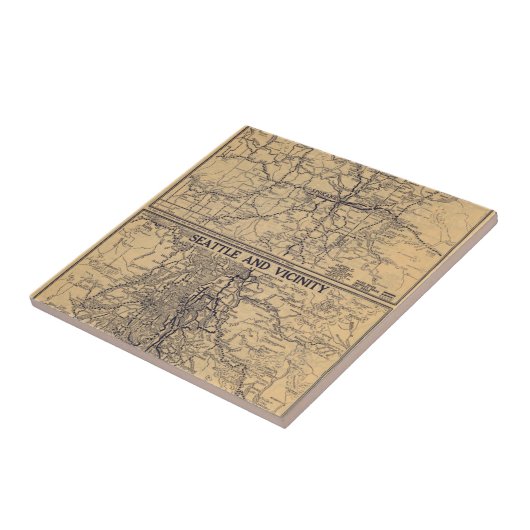 Spokane, Seattle Tegeltje (Zijkant)