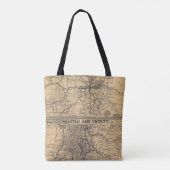 Spokane, Seattle Tote Bag (Achterkant)