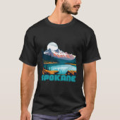 Spokane Souvenir Apparel - Retro Spokane T-shirt (Voorkant)