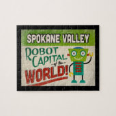 Spokane Valley Washington Robot - Funny  Legpuzzel (Horizontaal)